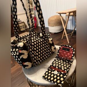 Vera Bradley purse with rooster print.